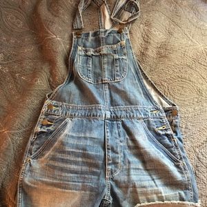 American Eagle Short Overalls
